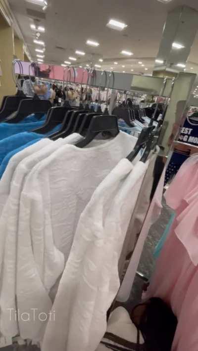 Since the dressing rooms were closed..