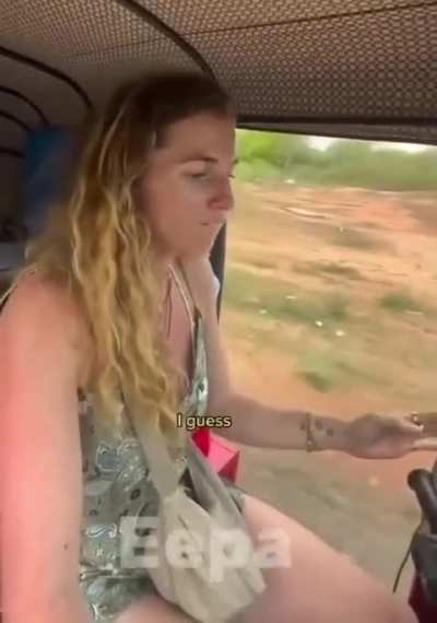 Pale passenger politely propositioned by penis-presenting pedestrian