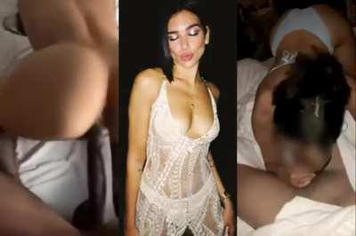 Dua Lipa. Enjoying herself.