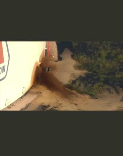 Oil tank leaking near Houston TX. Happening now-10-5