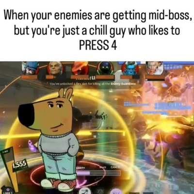 I'm lowkey just a chill guy.