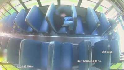 School bus crashes into a home