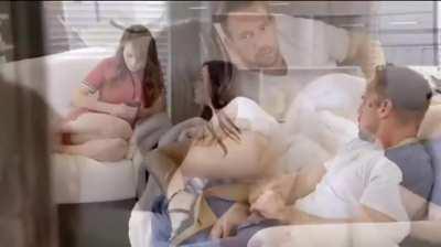 Naughty Whitney on the couch