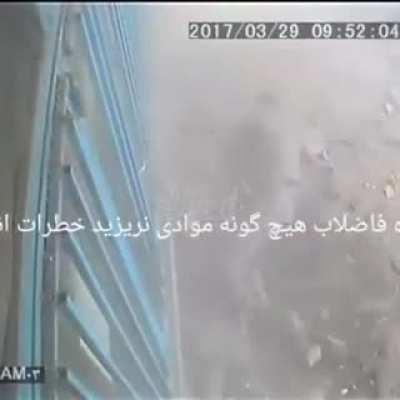 putting your ciggerette down a hole