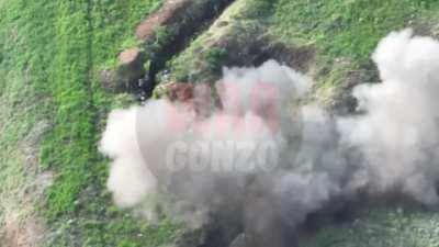 Ukrainian positions being shelled by DPR artillery ( specific location and date unknown )