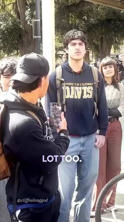 He didn’t even have a comeback for that