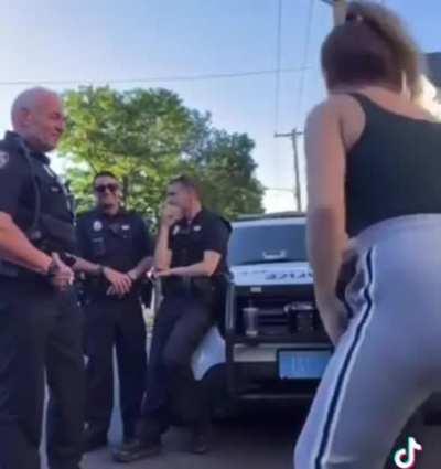 The cops think shes crazy