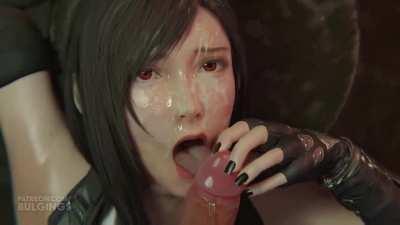 I want it on my face [Tifa Lockhart,Final Fantasy] (bulgingsenpai)