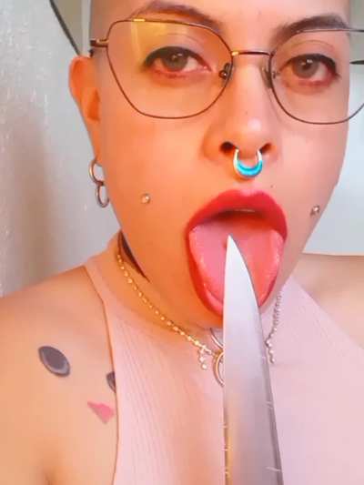 The taste of the knife's edge..