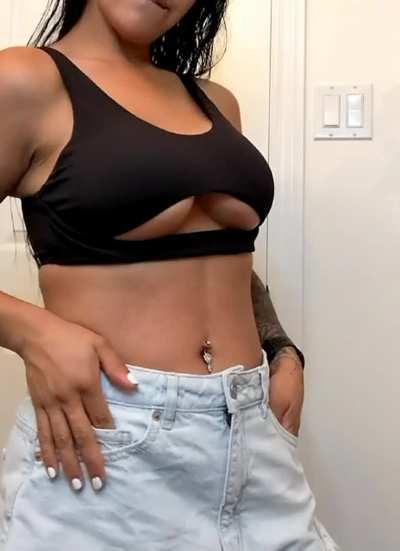 Is underboob still hot? My new bikini top.