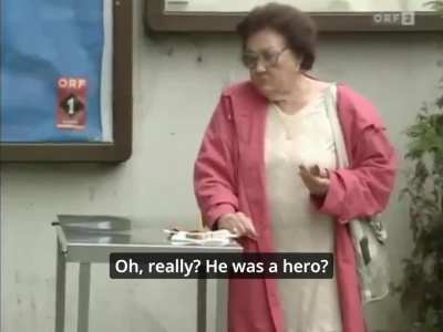 1995 Spontaneous interview of a WWII Austrian Veteran in the street