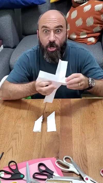 A trick with two cuts