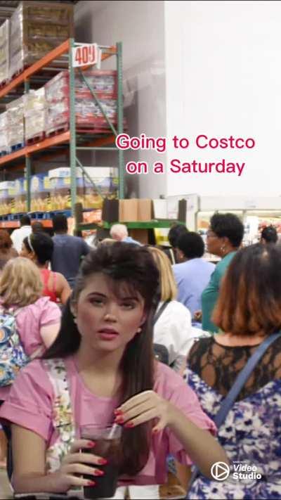 Shopping At Costco On A Saturday 