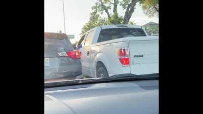 Cutting line during gasoline shortage