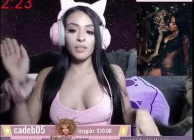 Zelina Vega on twitch