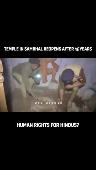 Shiva Temple in Sambhal reopened after 45 years of oppression 