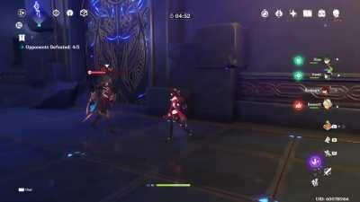 Beidou: Hit me! Agent: no lol