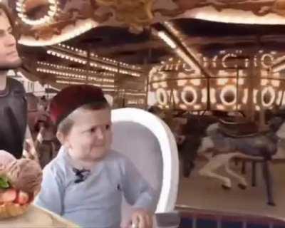 Hasbulla goes super saiyyan 3.