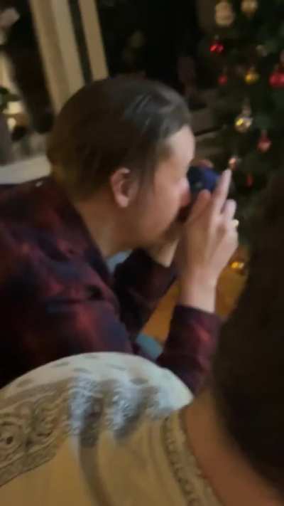 My friends way of button mashing