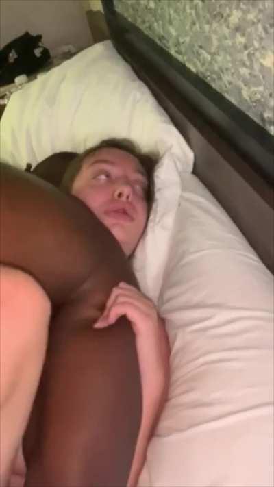 Hubby better be careful, this is how you lose your girl. That’s the kind of dick to make her fall in love. Hubby might not ever get inside her, he lost that pussy. Click redgifs link for audio