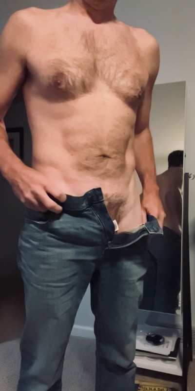 These new jeans are very stiff