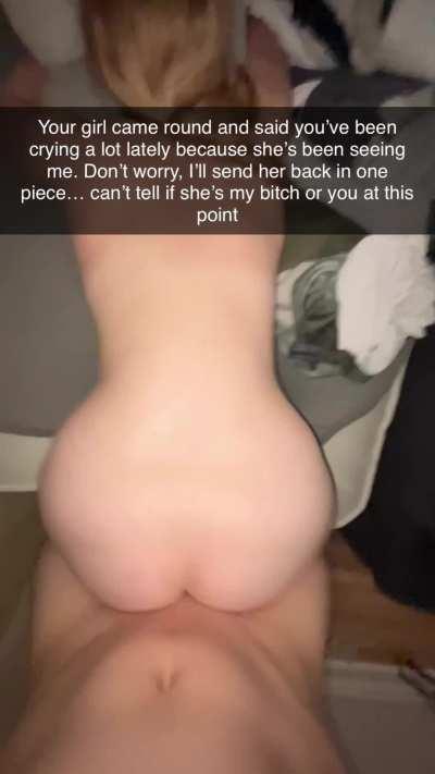 Your eyes were wetter than her pussy after your bully send their sex tape to you