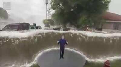 Demonstrating the danger of storm surge through visual created in Unreal Engine.