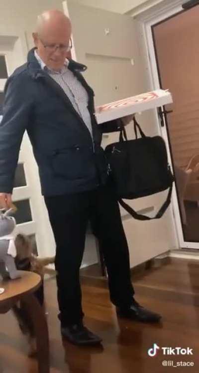 His delivery of each line is on point