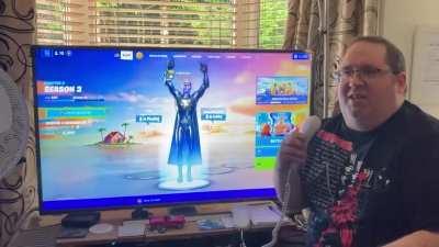 Fortnite fat bloke on fire