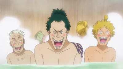 Nami and Robin bathhouse scene edited