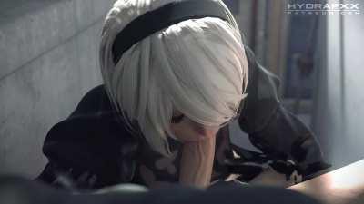 As great as her ass is, a blowjob from 2B must feel so fucking good