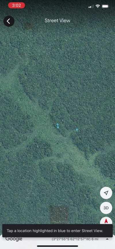 Go to google maps, search Amazon Rainforest, go to street view, have a look