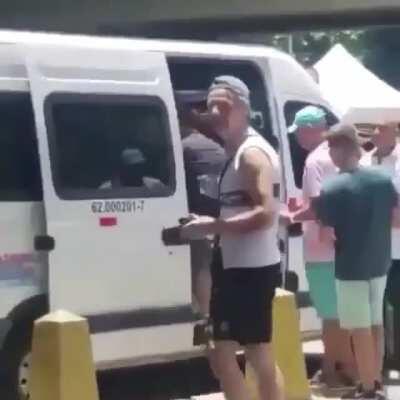 The books on the table