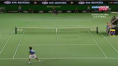Federer's crazy nuclear forehand compilation