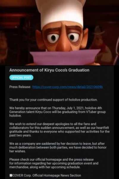 Coco's graduation hits different (repost becuase the first one sucked)