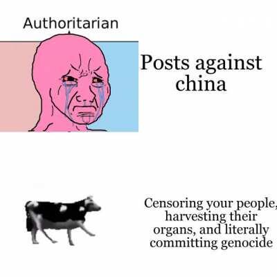 Auth center representing China of course