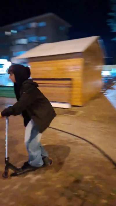 Warming up with the bro