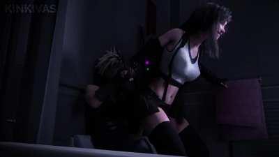 Tifa & Cloud (Kinkivas) [Final Fantasy 7]