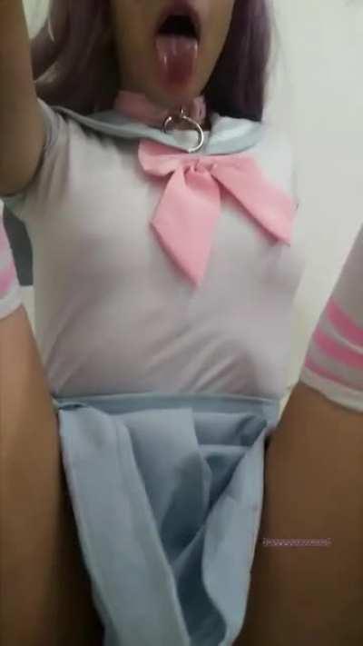 I may look cute but I just want my throat fucked ❤ [oc]