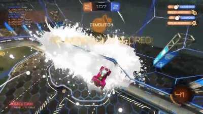 The opposing team kept breaking up our plays, so I decided to take matters into my own hands