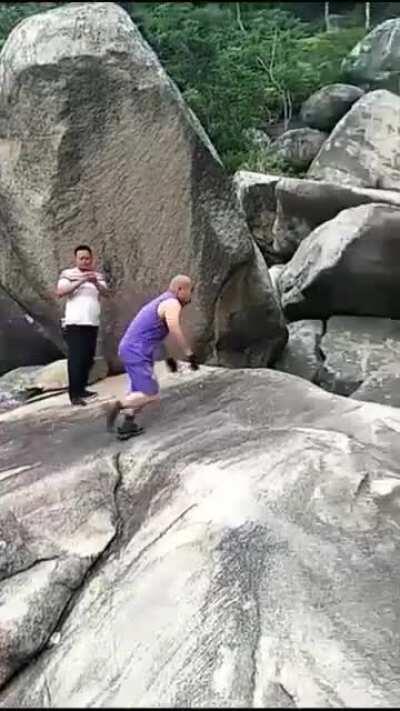 To Climb a Rock.....