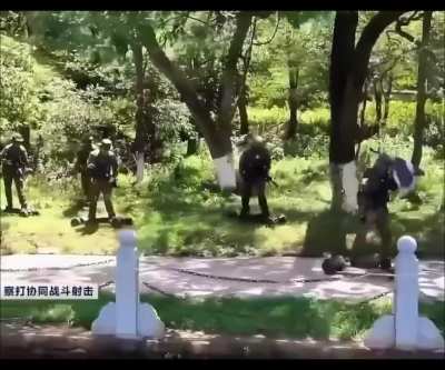 China unveils new military tech