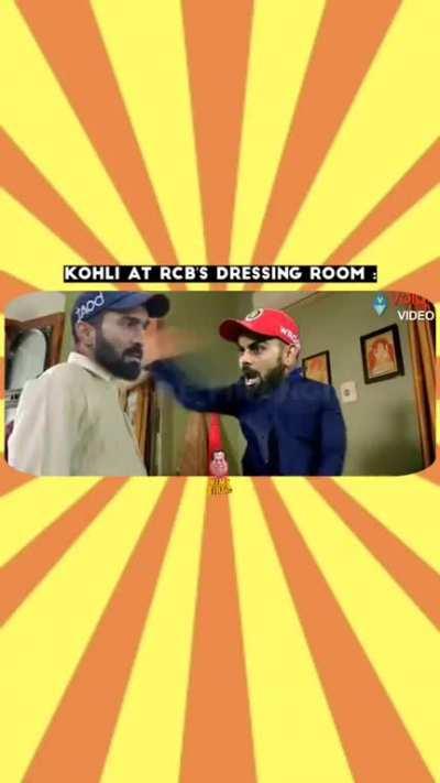RCB dressing room:-