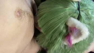 Sucking cock makes me a happy girl