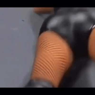 Becky Lynch flopping and jiggling