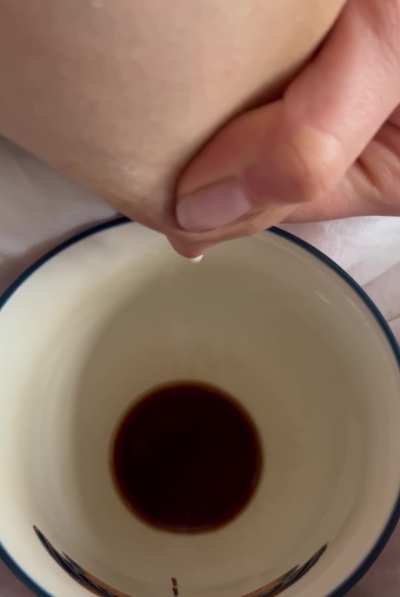 Coffee? Tell me when to stop 💦🤭