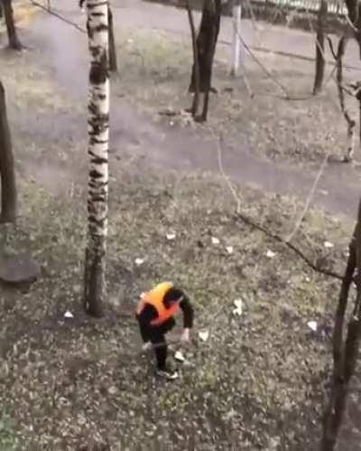 I feel bad for the groundkeeper...