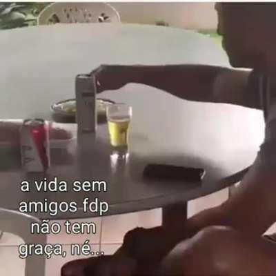 This is what we call a son of a b... friend here.