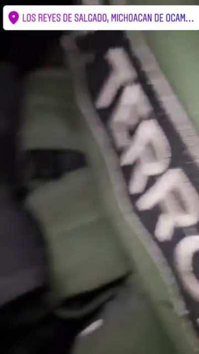 Pablito el TERROR commander of sicarios for El 20 in Los Reyes Michoacan