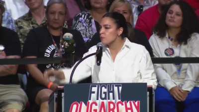 AOC: "By first going after activists such as these so that they can jail them for their speech, and then they will jail the rest of us for speaking up for immigrants, for speaking up for women's rights, for speaking up against this administration in any w